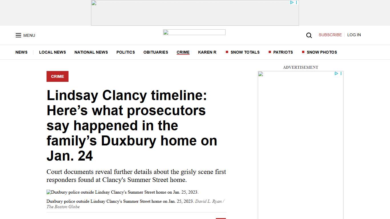 Lindsay Clancy timeline: What happened in the family's Duxbury home?